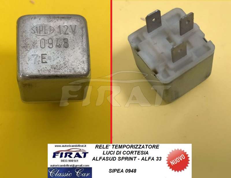 RELE' TEMPORIZZATORE LUCI CORTESIA ALFASUD - 33 (0948)